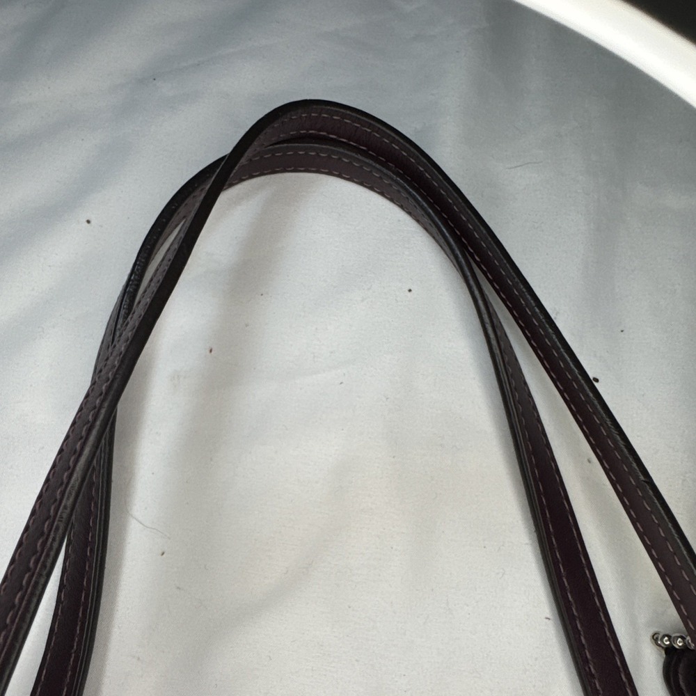 Coach F37878 Deer Spot Reversible City Tote Bag W/Pouch Brown/Raspberry - Picture 5 of 12